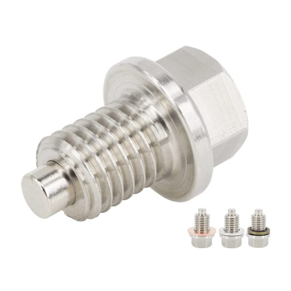 M12x1.75 Stainless Steel Magnetic Oil Drain Plug 090-091.1 090-091-1 365454 653096US 11518377 24100042 8115183770 8241000420 88891787 090-175 090-175-1 653076US 653086US 11519933 ZZC410404